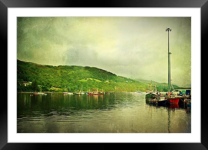 Harbour Life In Ullapool, Scotland. Framed Mounted Print by Aj’s Images
