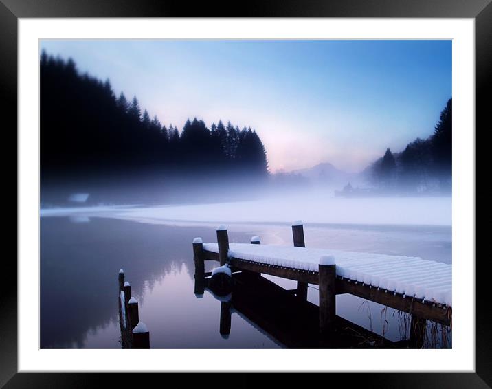 Winter Blues. Framed Mounted Print by Aj’s Images