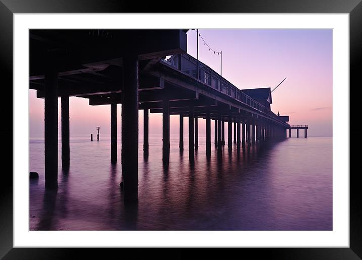 Southwold Pier at Dawn Framed Mounted Print by Stephen Mole