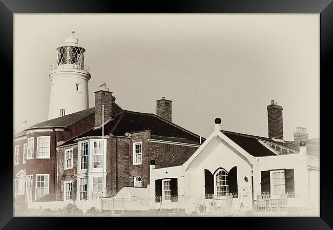 Lighthouse at Southwold Framed Print by Stephen Mole