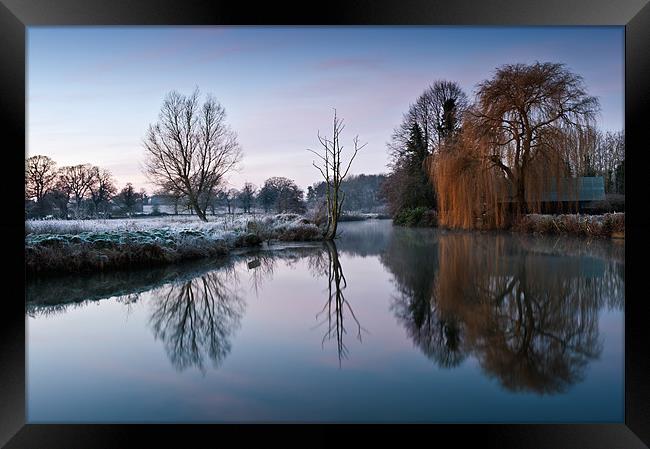 Frosty Coltishall Framed Print by Stephen Mole