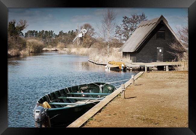 Boardmans Drainage Mill Framed Print by Stephen Mole