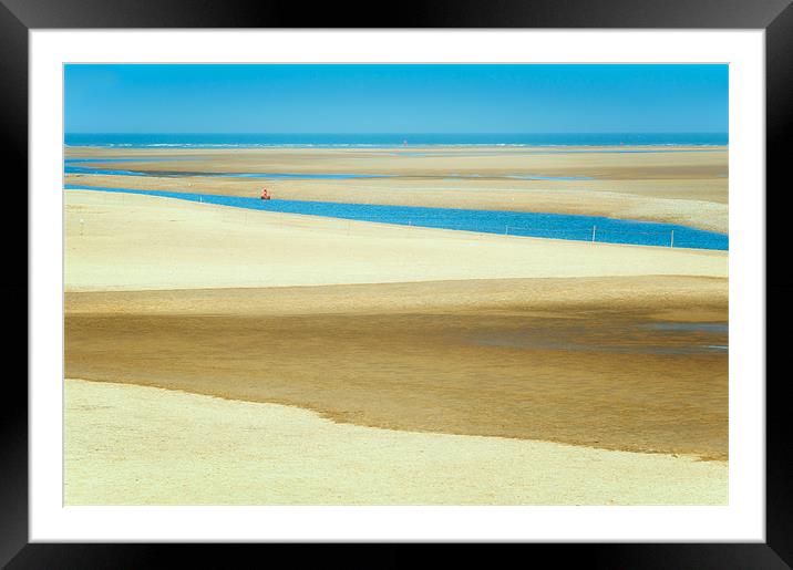 Sands of Wells Framed Mounted Print by Stephen Mole