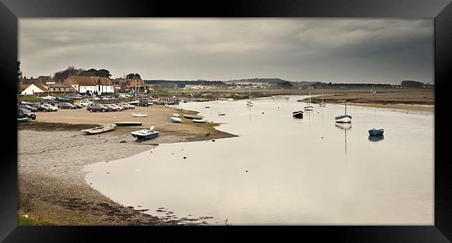 Panoramic of Burnham Overy Staithe Framed Print by Stephen Mole