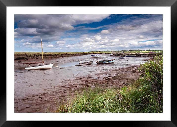 Looking back to Morston Framed Mounted Print by Stephen Mole