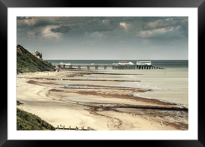 Cromer Pier from Overstrand Framed Mounted Print by Stephen Mole