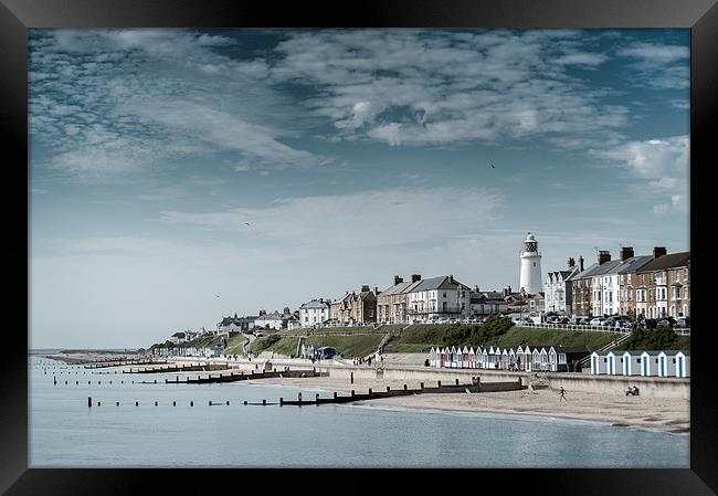 Southwold Sea Front Framed Print by Stephen Mole