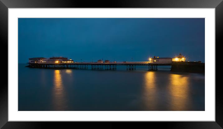 Cromer Pier before dawn Framed Mounted Print by Stephen Mole