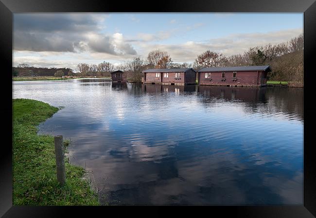 Boathouses at Wayford Bridge Framed Print by Stephen Mole