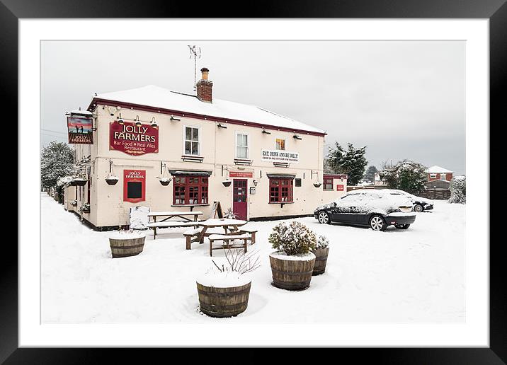 The Jolly Farmers, Ormesby Framed Mounted Print by Stephen Mole