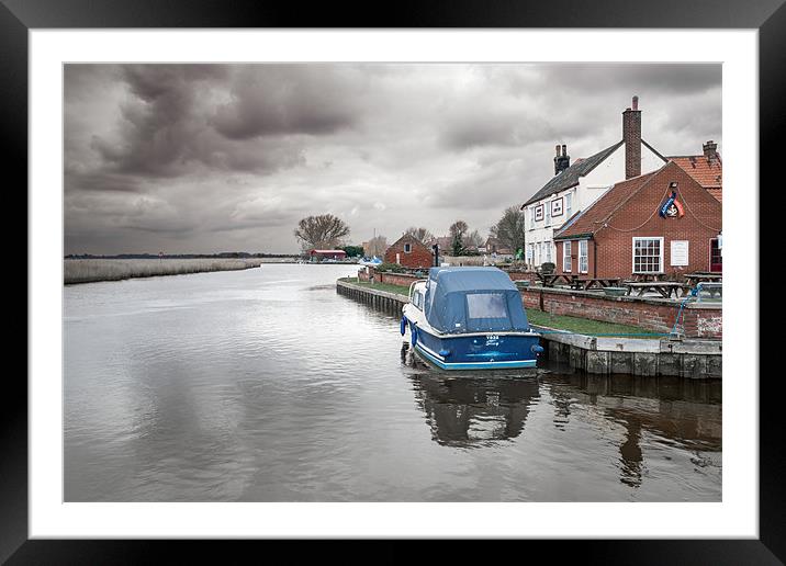 Stokesby Ferry Framed Mounted Print by Stephen Mole