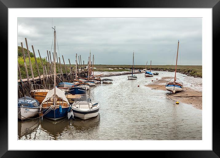 Blakeney Quay Framed Mounted Print by Stephen Mole