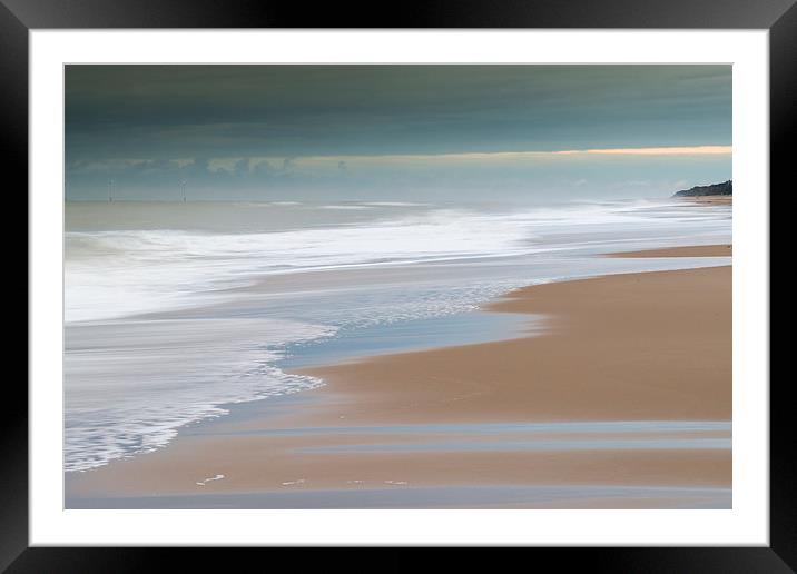 Serene on Hemsby Beach Framed Mounted Print by Stephen Mole