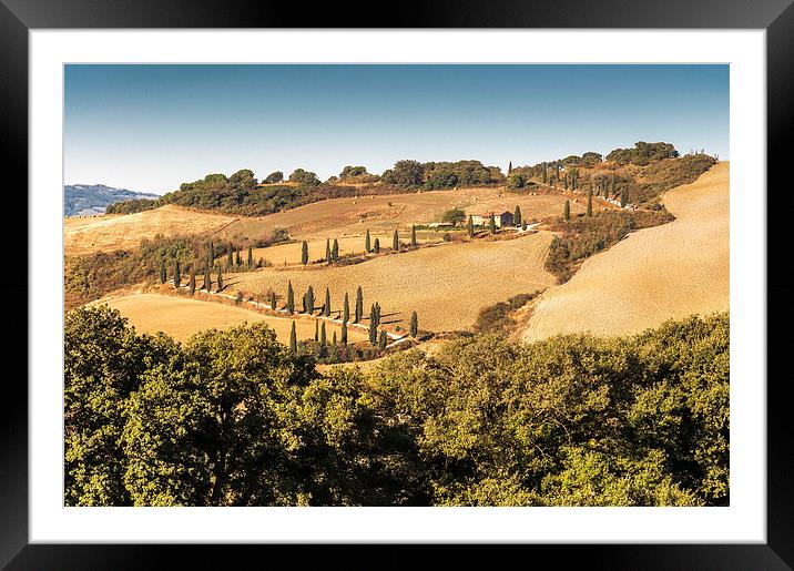 Tuscany Framed Mounted Print by Stephen Mole