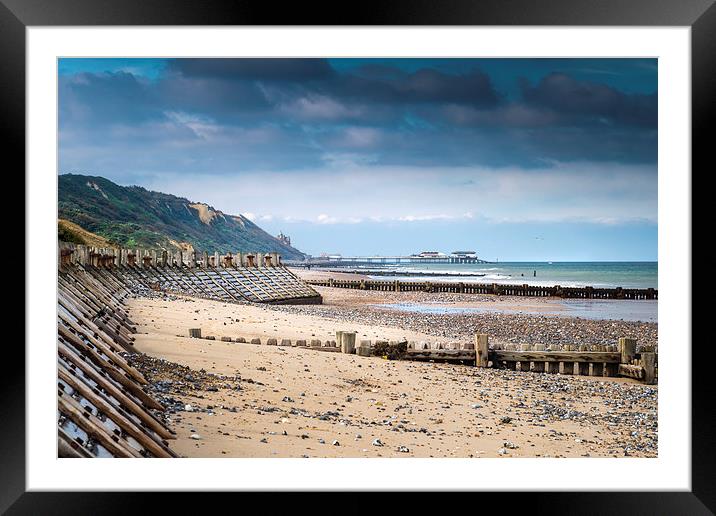 Overstrand Beach Framed Mounted Print by Stephen Mole