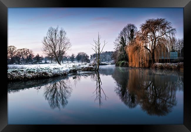 Frost at Coltishall Framed Print by Stephen Mole