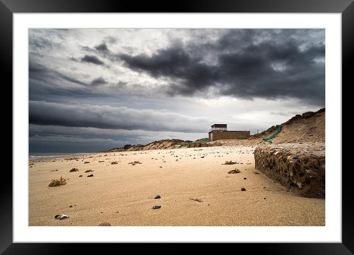 Hemsby Lifeboat Shed Framed Mounted Print by Stephen Mole
