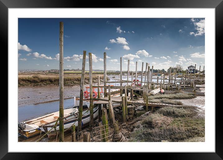 Morston Quay Framed Mounted Print by Stephen Mole