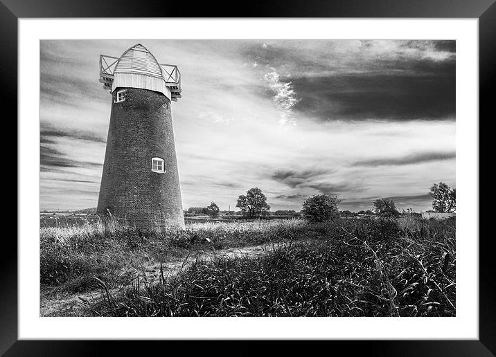 Mill at West Somerton Framed Mounted Print by Stephen Mole