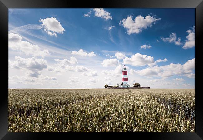 Happisburgh Lighthouse Framed Print by Stephen Mole