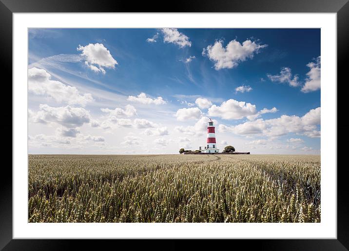 Happisburgh Lighthouse Framed Mounted Print by Stephen Mole