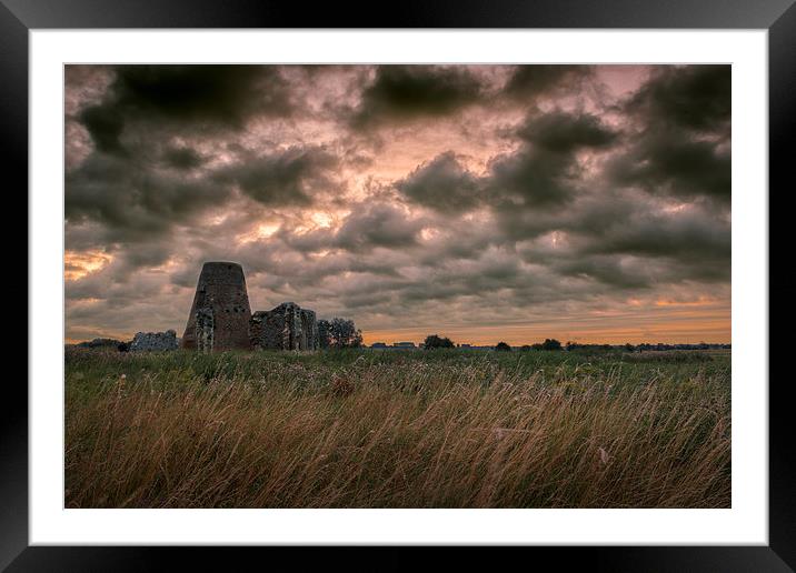  Early Morning at St Benets Abbey Framed Mounted Print by Stephen Mole