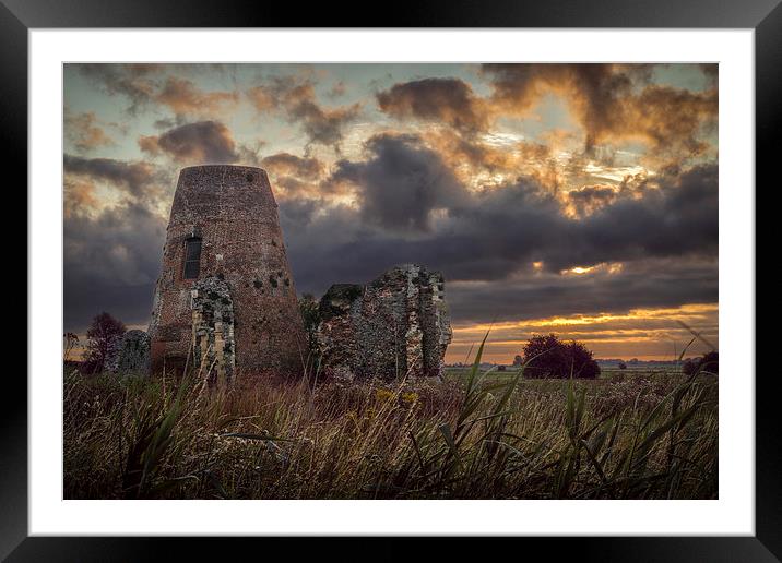  St Benet's Abbey at Dawn  Framed Mounted Print by Stephen Mole