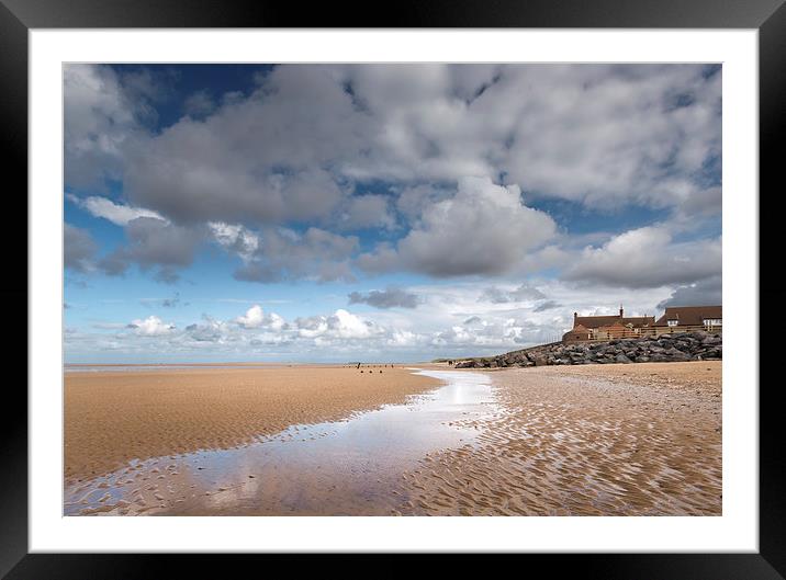  Brancaster Beach and the Royal West Norfolk Club  Framed Mounted Print by Stephen Mole