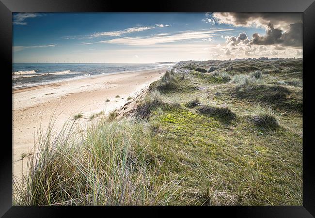  South to Hemsby Framed Print by Stephen Mole