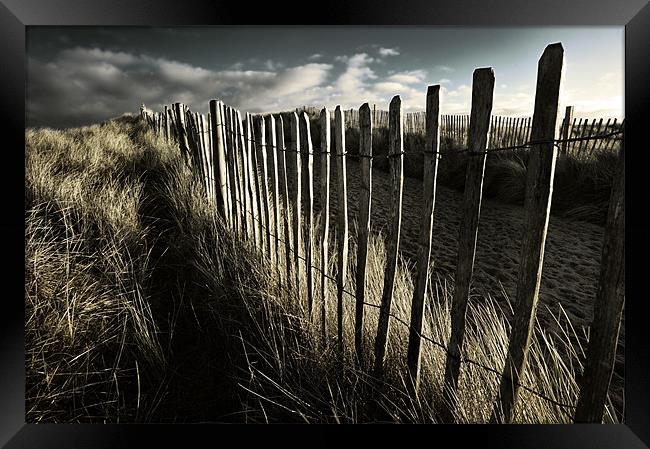 Picket  Fence Framed Print by Stephen Mole
