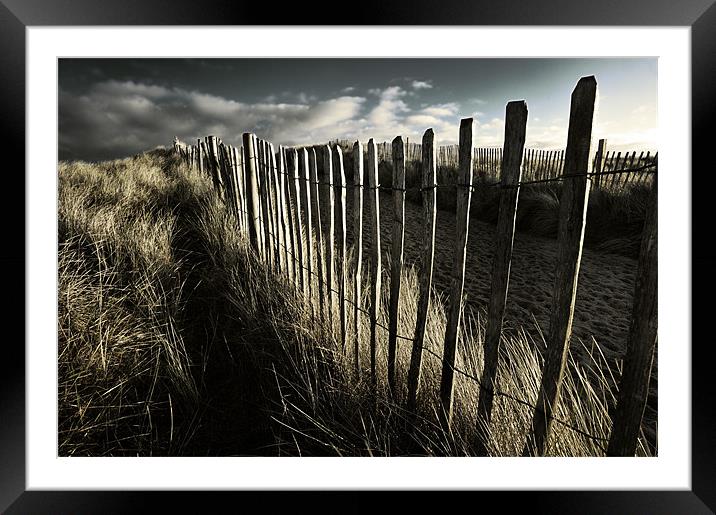 Picket  Fence Framed Mounted Print by Stephen Mole