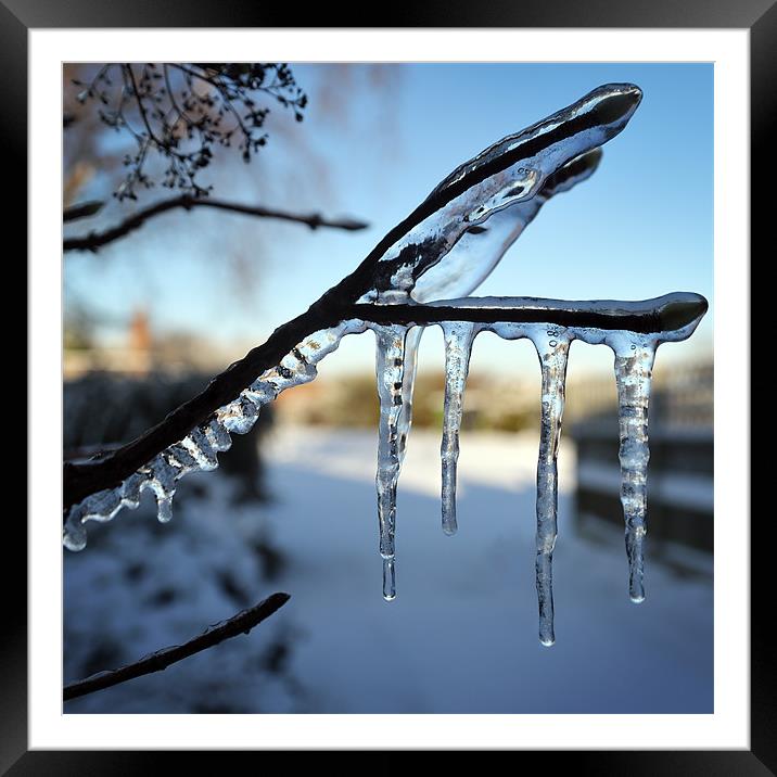Icicles Framed Mounted Print by Stephen Mole