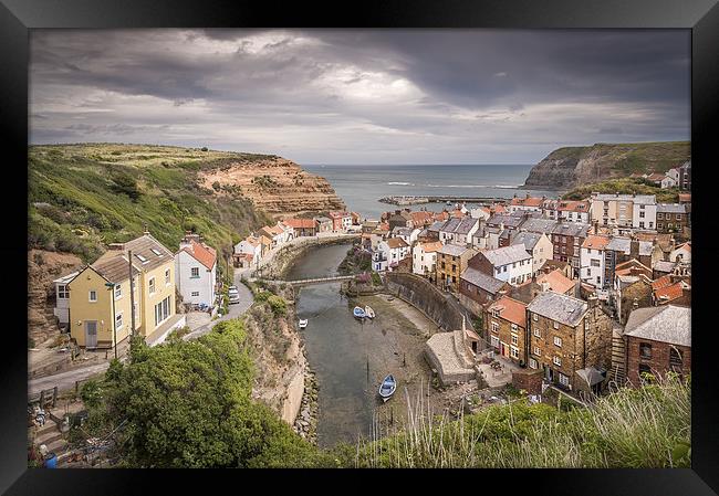  Staithes, North Yorkshire Framed Print by Stephen Mole