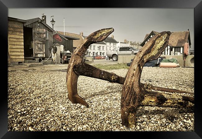 Twin Anchors Framed Print by Stephen Mole