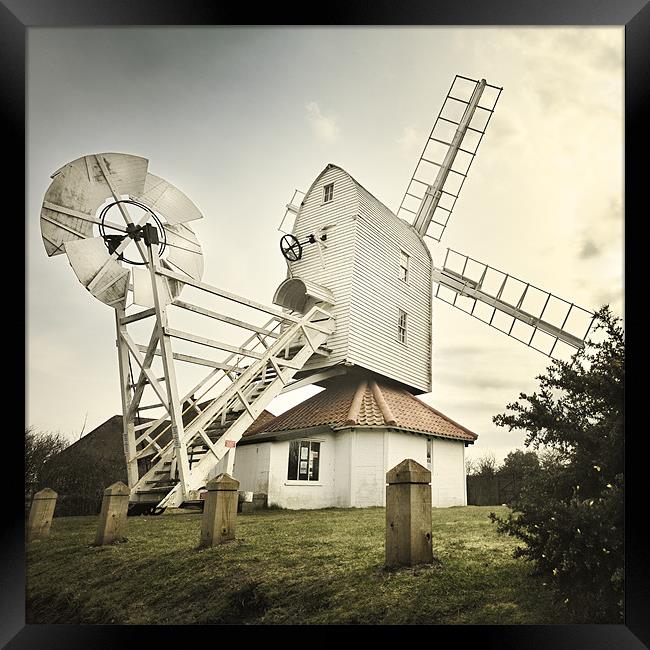 Thorpeness windmill, Suffolk Framed Print by Stephen Mole
