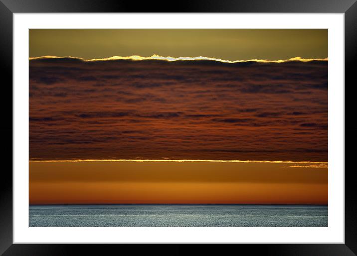 Sunrise over Hemsby Beach Framed Mounted Print by Stephen Mole