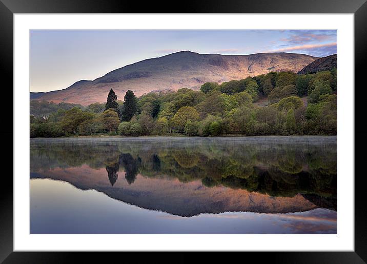 Coniston Water Framed Mounted Print by Stephen Mole