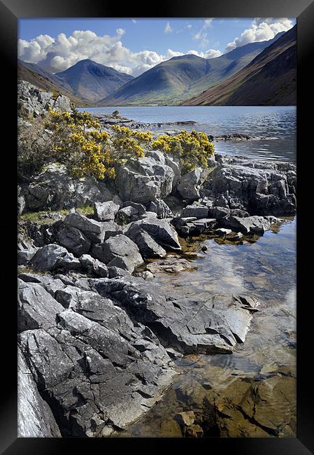 Wast Water in the Lake District Framed Print by Stephen Mole