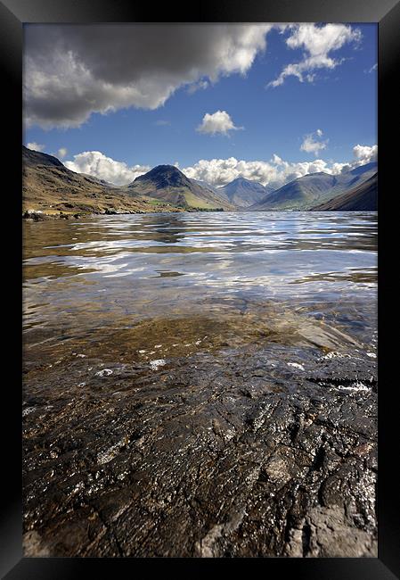 Wast Water, Lake District, England Framed Print by Stephen Mole