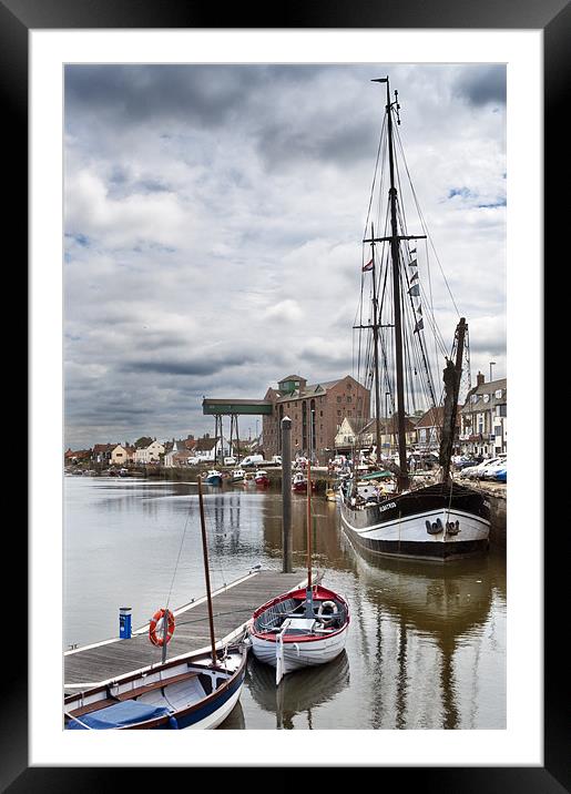 Wells Quayside Framed Mounted Print by Stephen Mole
