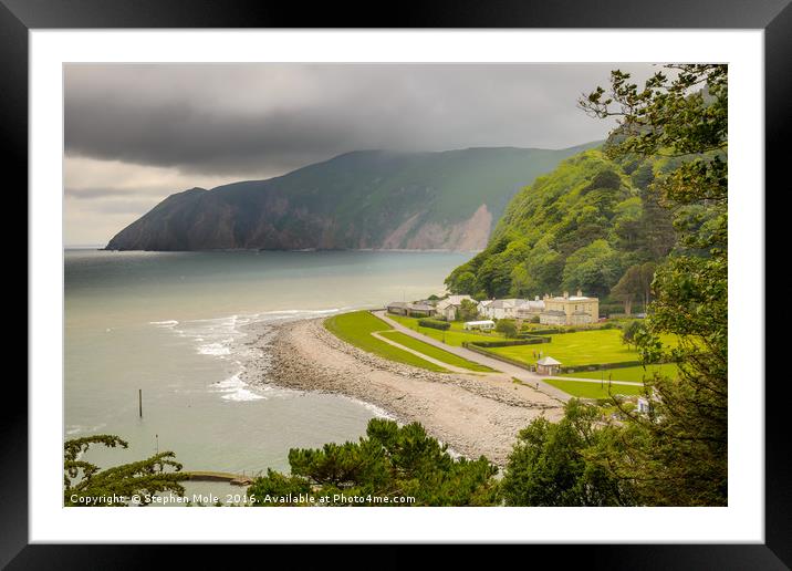 Lynton and Lynmouth Framed Mounted Print by Stephen Mole