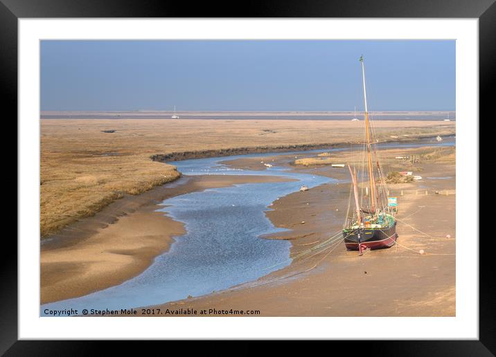 The Juno at Blakeney Framed Mounted Print by Stephen Mole