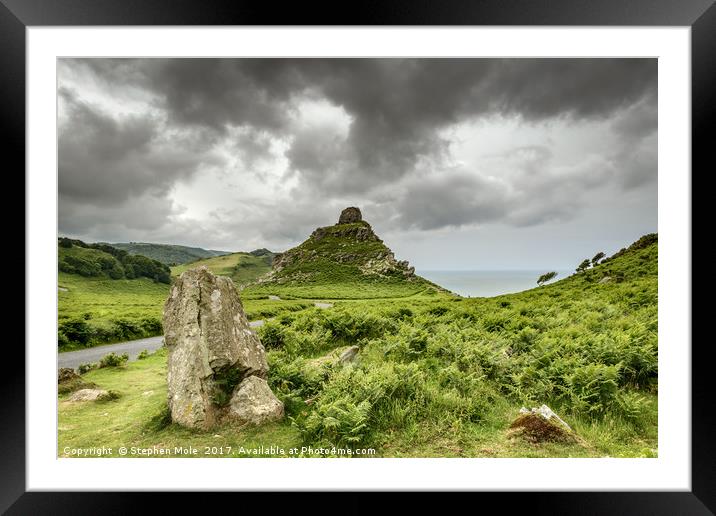 The Valley of the Rocks Framed Mounted Print by Stephen Mole