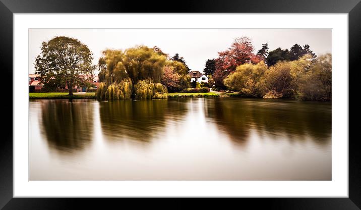 Great Massingham Pond Framed Mounted Print by Stephen Mole