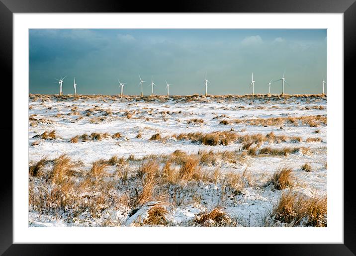 Snow Power Framed Mounted Print by Stephen Mole