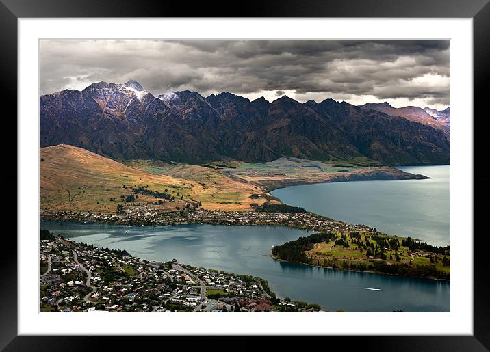 Queenstown Framed Mounted Print by Stephen Mole