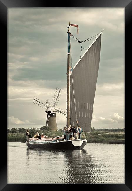 The Wherry Albion .. Toned Framed Print by Stephen Mole