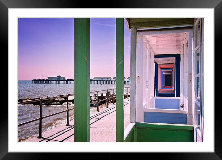 Pier view Framed Mounted Print by Stephen Mole