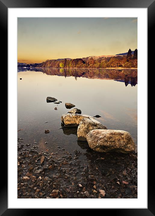 Coniston Morning Framed Mounted Print by Stephen Mole