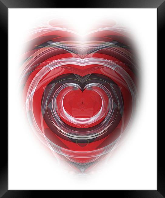 Heart Framed Print by Pete Holloway